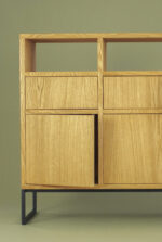 komoda SKOMO_3, Fornir dębowy, Tip-on - obrazek 4