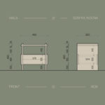 szafka nocna VIALA - obrazek 3