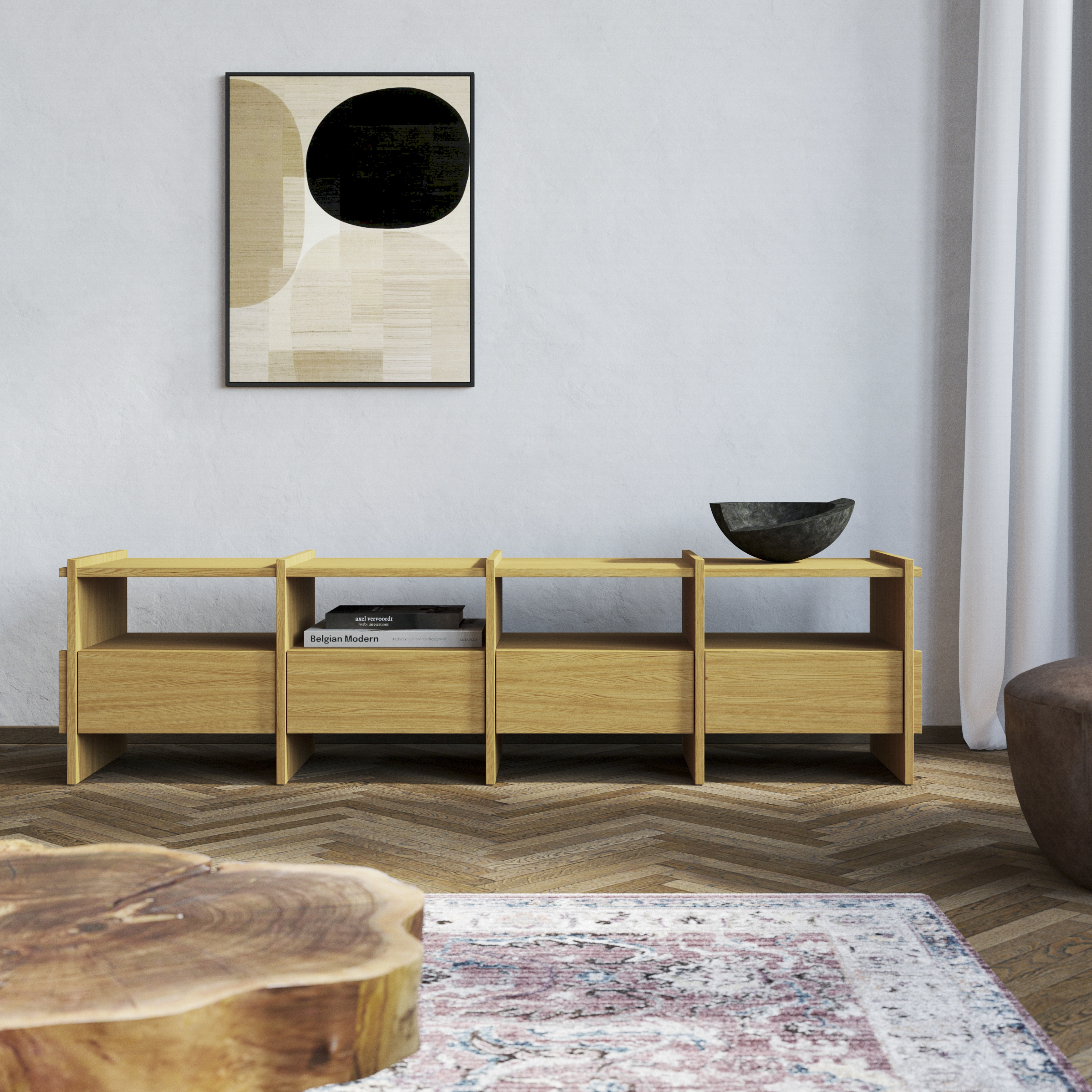 szafka rtv VIALA_4 WIZUALIZACJA